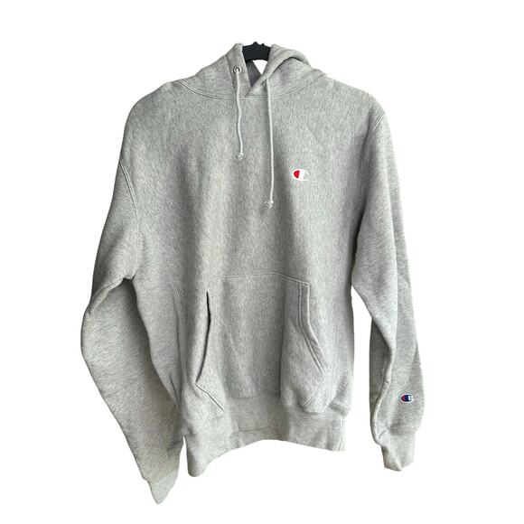 Champion Reverse Weave Grey Hoodie - Size M - Mint - Picture 1 of 9